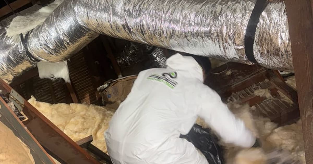 Fire and smoke damage inside a residential property