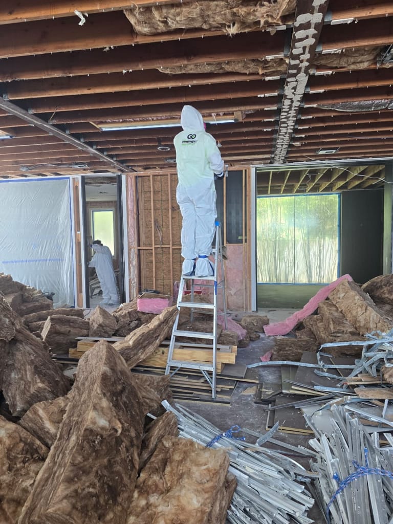 Mold remediation - containment setup
